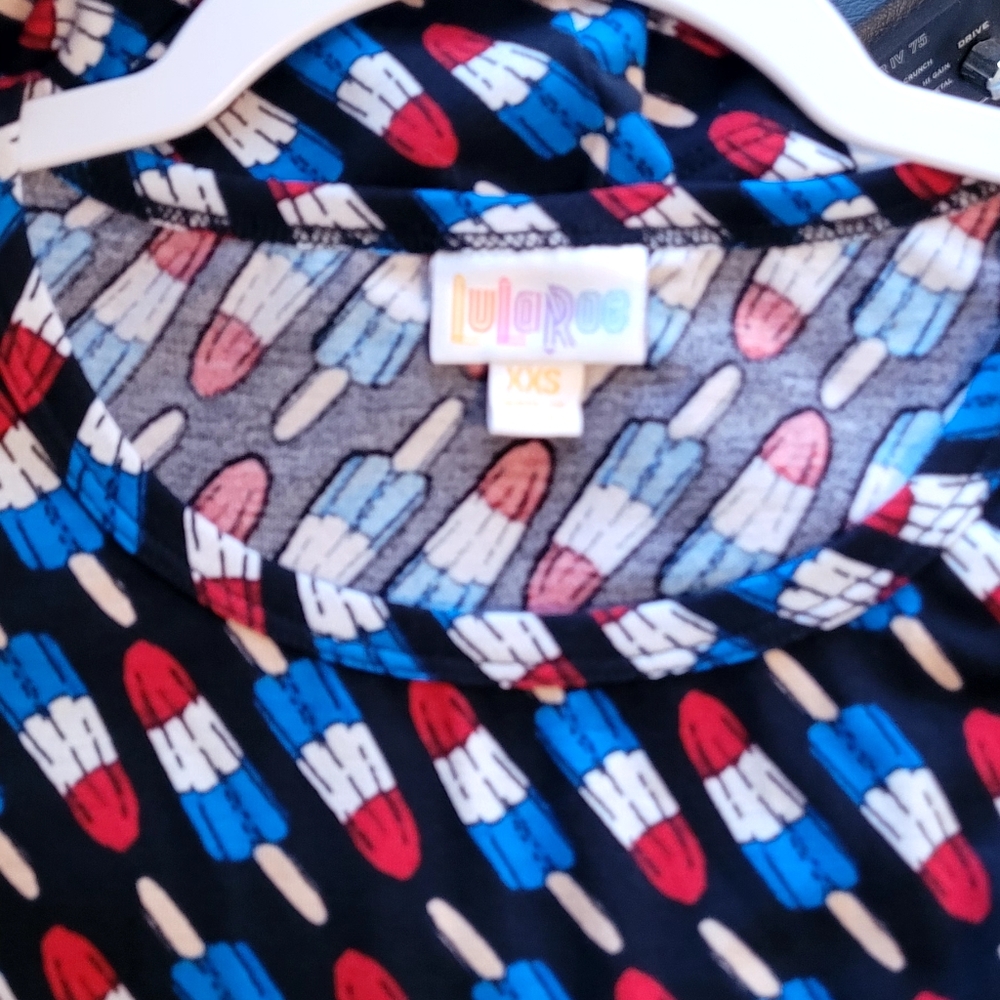 Women's LuLaRoe America's Original Bombpop Dress S XXS, NWOT